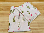 White Floral Vine Tissue Kurta Set - Product View